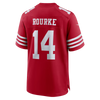 Kurtis Rourke San Francisco 49ers Nike Team Game Jersey - Scarlet