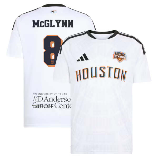 Jack McGlynn Houston Dynamo FC adidas 2026 Archive Replica Jersey - White
