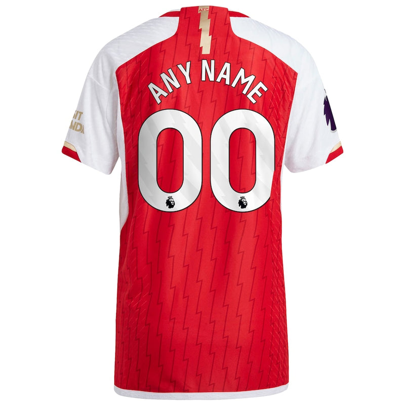 Arsenal adidas 2023/24 Home Custom Jersey - Red