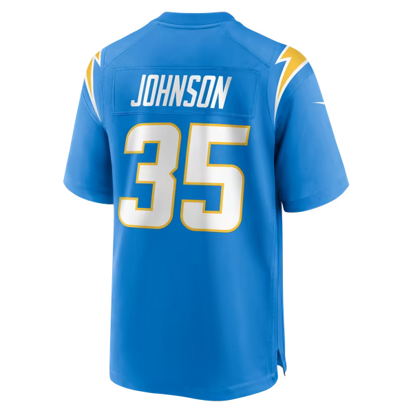 Amar Johnson Los Angeles Chargers Nike Team Game Jersey - Powder Blue