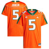 Andre Johnson Miami Hurricanes adidas Home It's Back Premier Jersey - Orange
