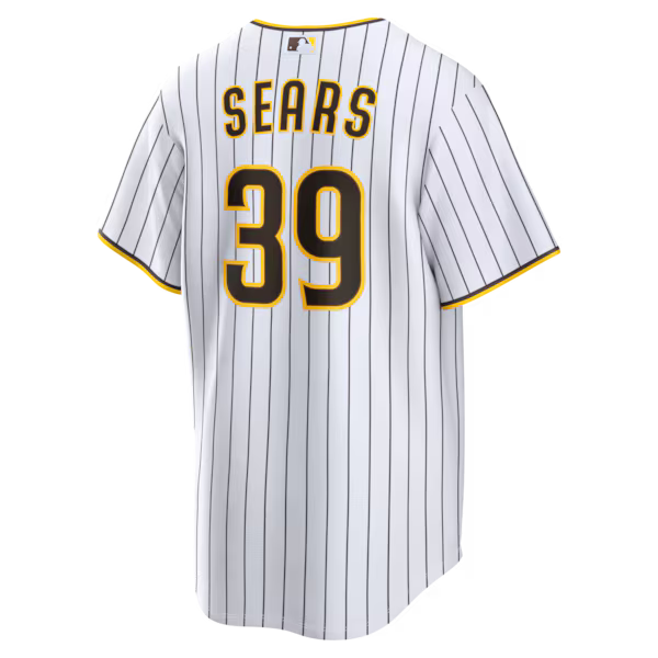 JP Sears San Diego Padres Nike Home Replica Jersey - White