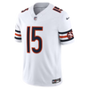 Rome Odunze Chicago Bears Nike Vapor F.U.S.E. Stitched Limited Jersey - White