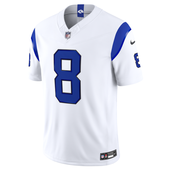 Jared Verse Los Angeles Rams Nike Alternate Fearsome White Vapor F.U.S.E. Stitched Limited Jersey - White