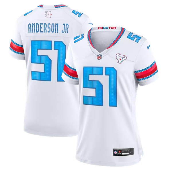 Will Anderson Jr. Houston Texans Nike Women's 2026 Rivalries Collection Game Jersey - White