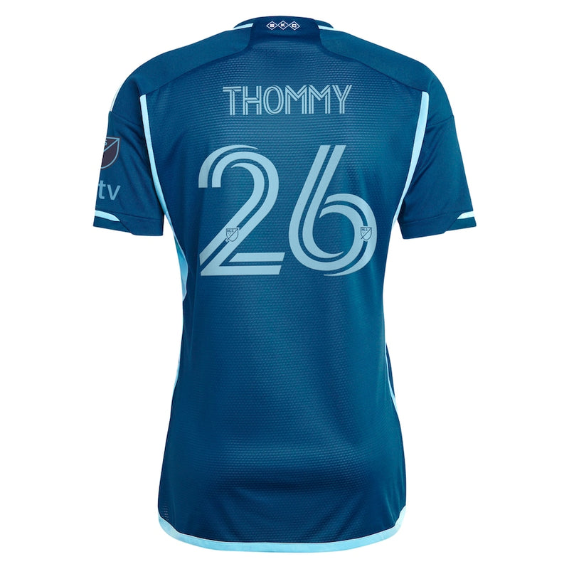 Erik Thommy Sporting Kansas City adidas 2024 Diamonds Our Forever Authentic Player Jersey – Navy