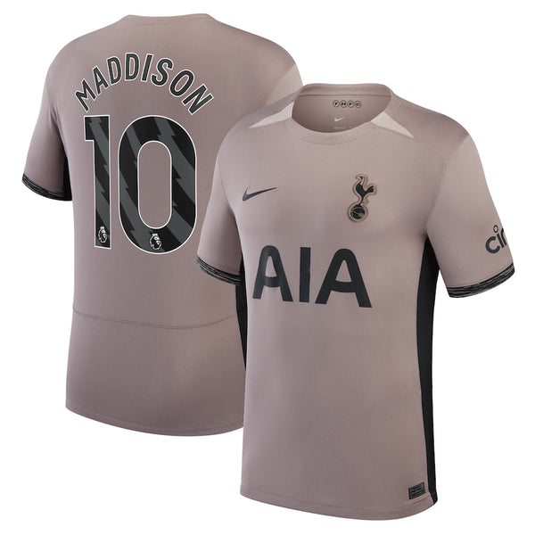 James Maddison Tottenham Hotspur Nike  2023/24 Third Stadium  Player Jersey – Tan
