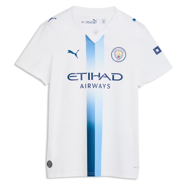 Manchester City Puma Women's 2026/27 Third Replica Custom Jersey - White