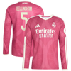Jude Bellingham Real Madrid adidas 2026/27 Third Replica Long Sleeve Jersey - Pink