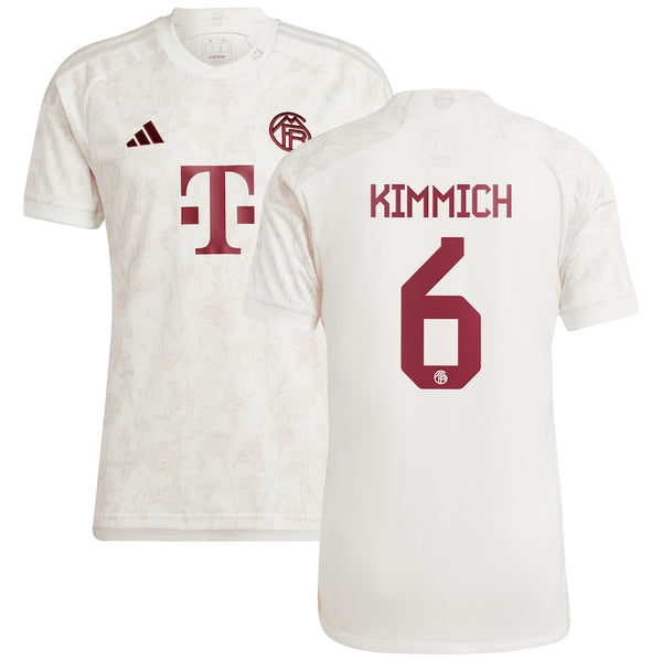 Joshua Kimmich Bayern Munich adidas 2023/24 Third Jersey - White