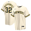 Jacob Misiorowski Milwaukee Brewers Nike Home Replica Jersey - Cream