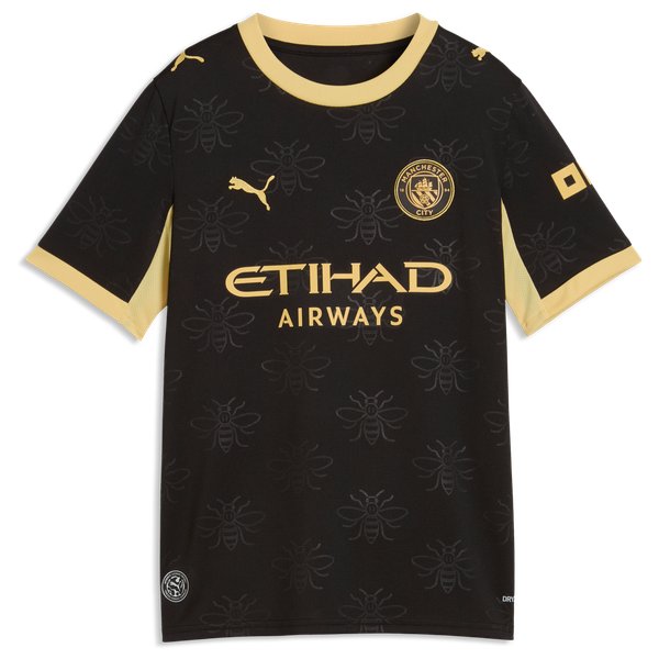 Erling Haaland Manchester City Puma Youth 2026/27 Away Replica Jersey - Black