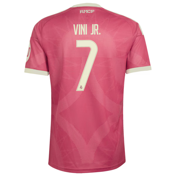 Vini Jr. Real Madrid adidas 2026/27 Third Replica Jersey - Pink
