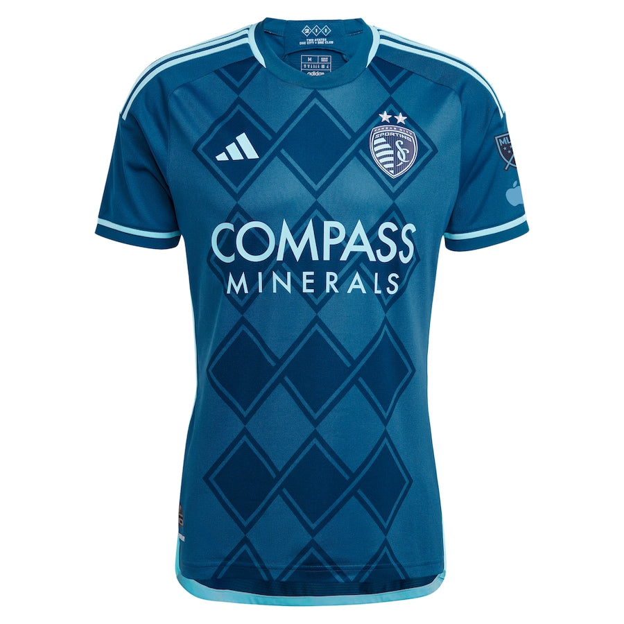 Erik Thommy Sporting Kansas City adidas 2024 Diamonds Our Forever Authentic Player Jersey – Navy - Jersey Teams World