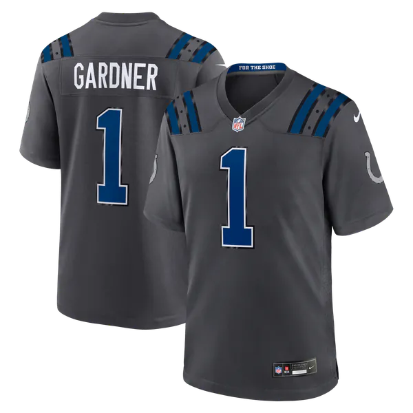 Ahmad Sauce Gardner Indianapolis Colts Nike 2026 Rivalries Collection Game Jersey - Anthracite