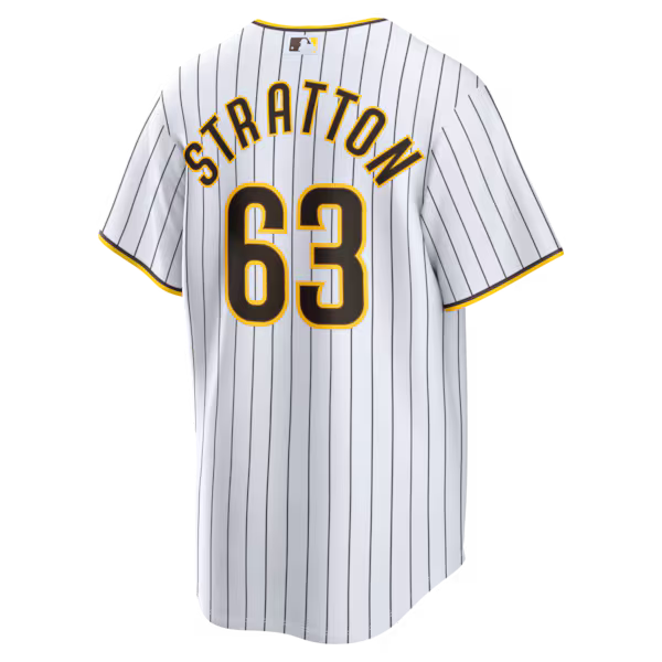 Hunter Stratton San Diego Padres Nike Home Replica Jersey - White