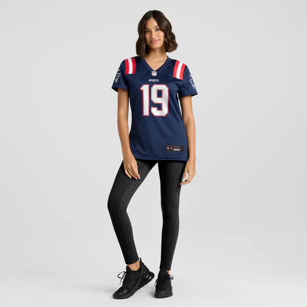 Kobee Minor New England Patriots Nike Women's Team Game Jersey - Navy