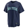 Seattle Mariners Nike Road Replica Jersey - Navy