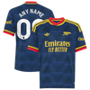 Arsenal adidas Youth 2026/27 Away Replica Custom Jersey - Navy