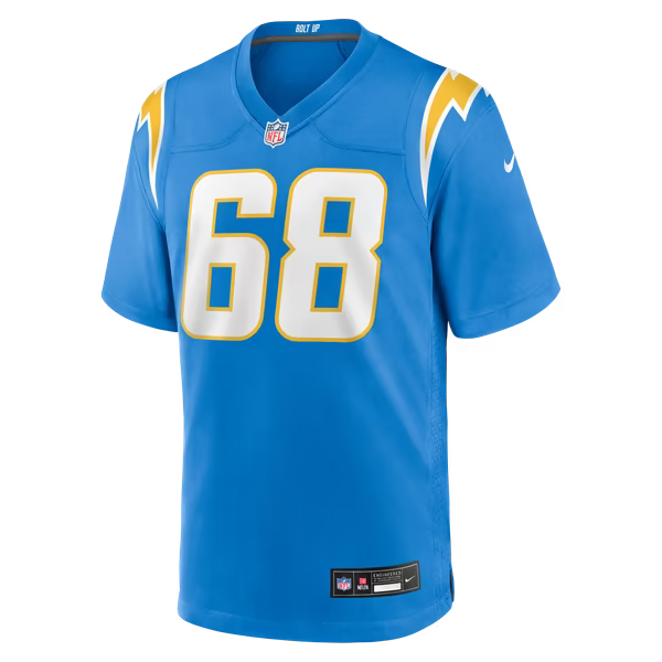 Josh Kaltenberger Los Angeles Chargers Nike Team Game Jersey - Powder Blue