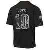 Jordan Love Green Bay Packers Nike Youth 2026 Salute to Service Game Jersey - Black