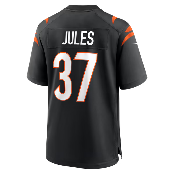 P.J. Jules Cincinnati Bengals Nike Game Player Jersey - Black
