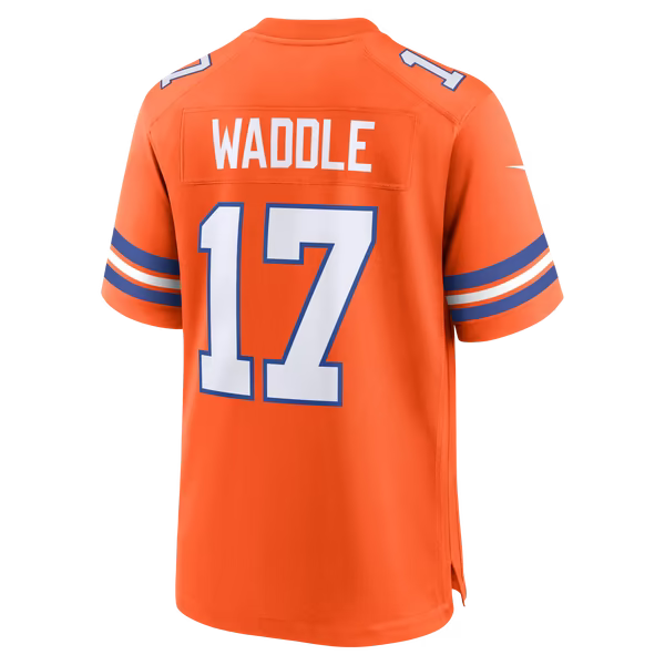 Jaylen Waddle Denver Broncos Nike Game Player Jersey - Orange