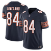 Colston Loveland Chicago Bears Nike Team Vapor F.U.S.E. Stitched Limited Jersey - Navy