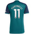Gabriel Martinelli Arsenal adidas 2023/24 Third Player Jersey - Green