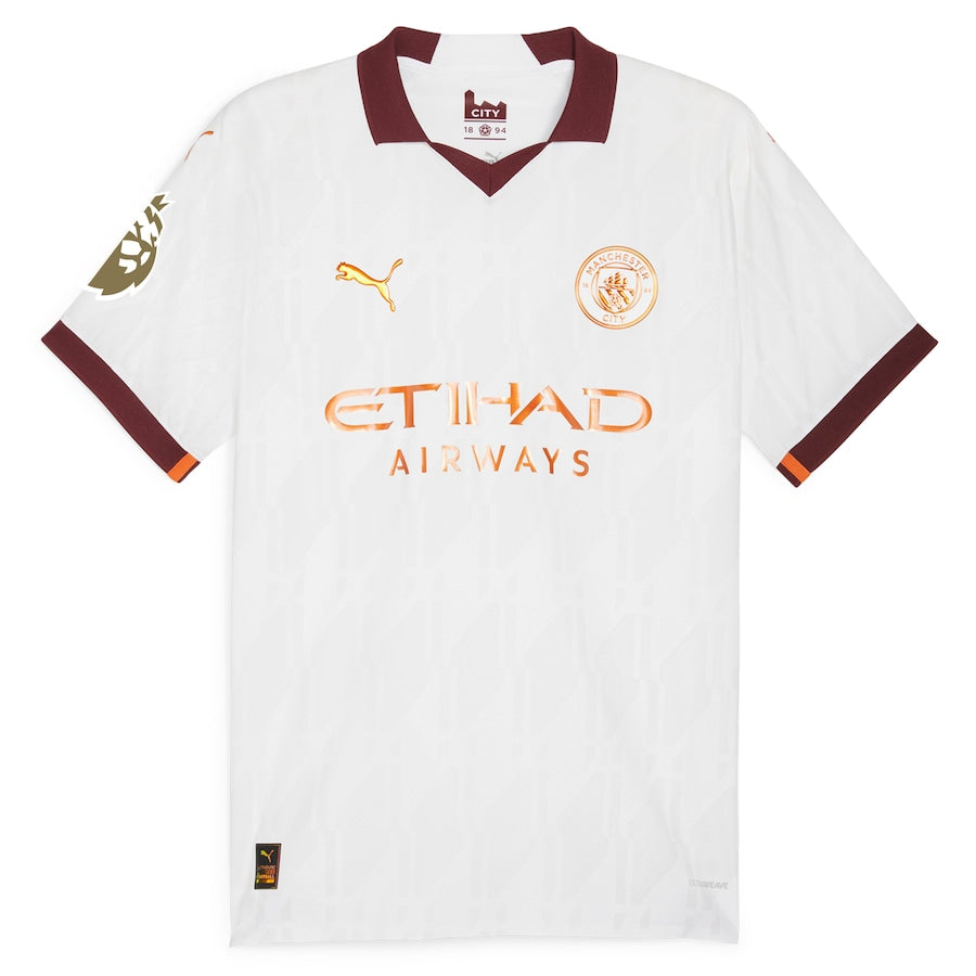 Jack Grealish Manchester City Puma 2023/24 Away Jersey - White