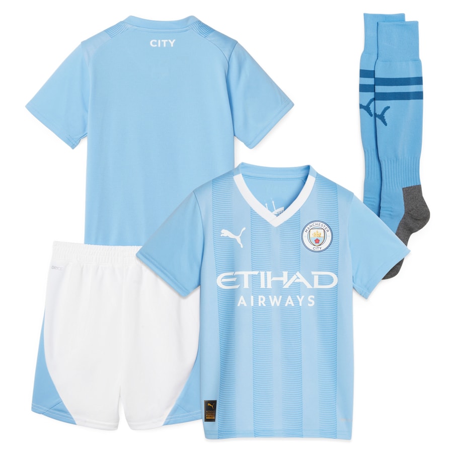 Manchester City Puma Home Minikit 2023-24 - Jersey Teams World