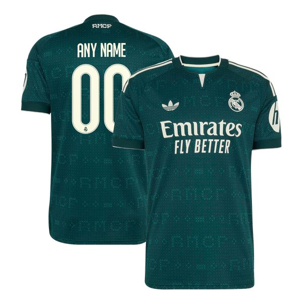 Real Madrid adidas 2026/27 Away Replica Custom Jersey - Green
