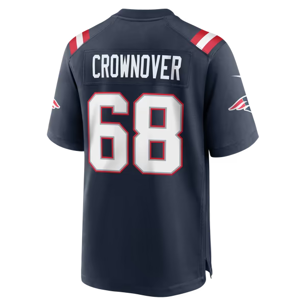 Dametrious Crownover New England Patriots Nike Team Game Jersey - Navy