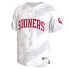 Oklahoma Sooners GameDay Greats Unisex Lightweight Collegiate Baseball Americana Fashion Jersey - White