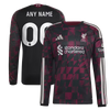 Liverpool adidas 2026/27 Third Replica Custom Long Sleeve Jersey - Black