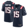 Behren Morton New England Patriots Nike Team Game Jersey - Navy