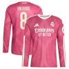 Federico Valverde Real Madrid adidas 2026/27 Third Replica Long Sleeve Jersey - Pink