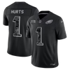 Jalen Hurts Philadelphia Eagles Nike 2026 Salute to Service Stitched Limited Jersey - Black