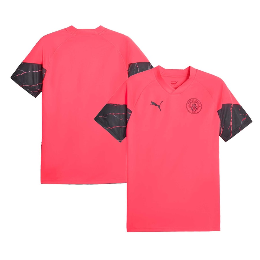 Manchester City Puma 2023/24 Training Jersey - Red - Jersey Teams World
