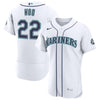 Bryan Woo Seattle Mariners Nike Home 50th Season Authentic Jersey - White