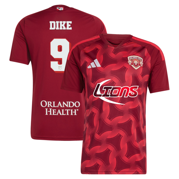 Daryl Dike Orlando City SC adidas 2026 Archive Replica Jersey - Red