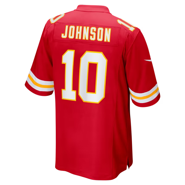 Emmett Johnson Kansas City Chiefs Nike Team Game Jersey - Red