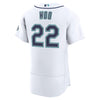 Bryan Woo Seattle Mariners Nike Home 50th Season Authentic Jersey - White