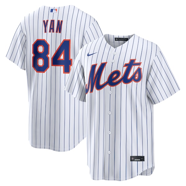 Jefry Yan New York Mets Nike Home Replica Jersey - White