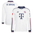 Bayern Munich adidas 2026/27 Away On-Field Authentic Long Sleeve Patch Jersey - White
