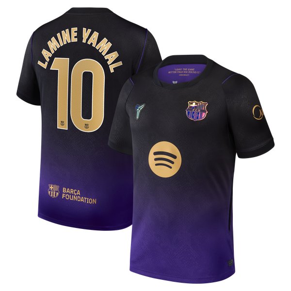 Lamine Yamal Barcelona Nike 2026/27 Away Stadium Replica Jersey - Purple