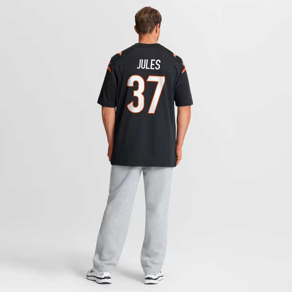 P.J. Jules Cincinnati Bengals Nike Game Player Jersey - Black