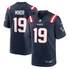 Kobee Minor New England Patriots Nike Team Game Jersey - Navy