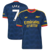 Bukayo Saka Arsenal adidas 2026/27 Away Replica Jersey - Navy