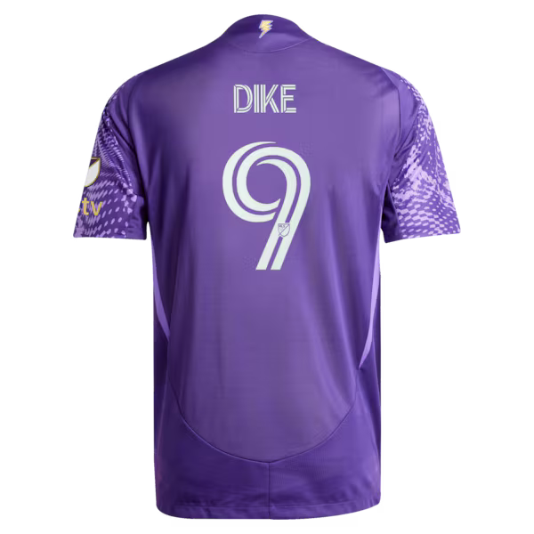 Daryl Dike Orlando City SC adidas 2025 Perfect Storm Primary On-Field Authentic Jersey - Purple